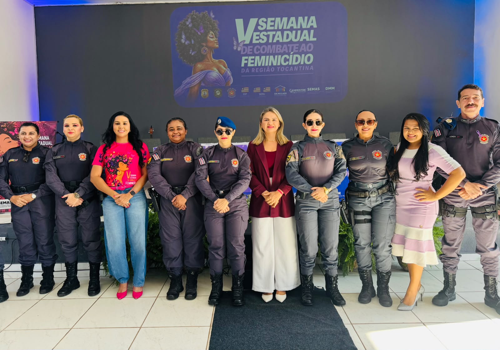 Campestre1 Participantes da V Semana Estadual de Combate ao Feminicídio da Região Tocantina reunidos durante atividade no Maranhão. V Semana Estadual de Combate ao Feminicídio reuniu sociedade civil, forças de segurança e instituições na Região Tocantina.