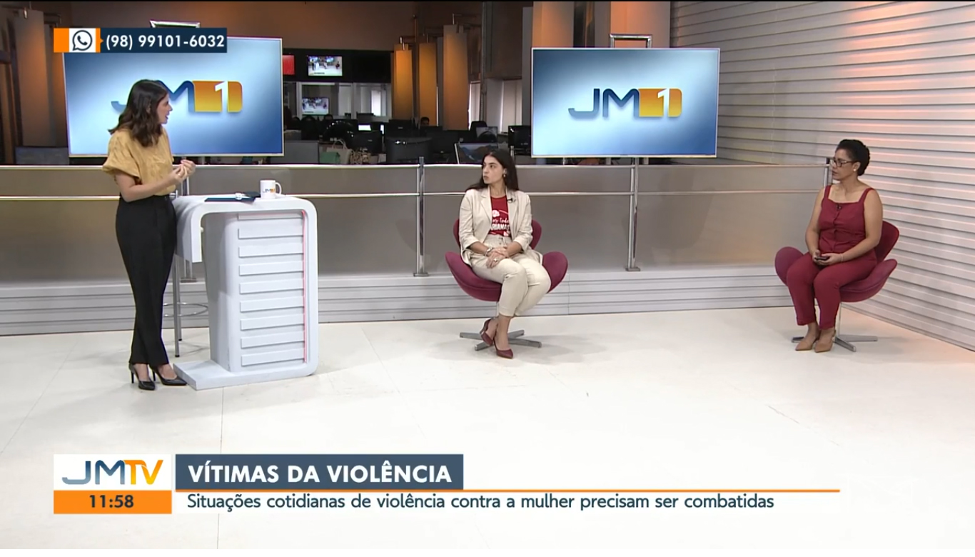 Carol Costa fala sobre medo de denunciar violência doméstica no JM1